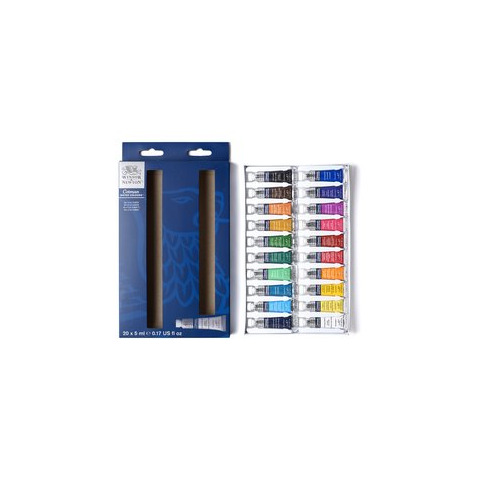 Acquerelli Winsor&Newton Cotman - conf. 20 tubetti da 5 ml in colori assortiti 0390665